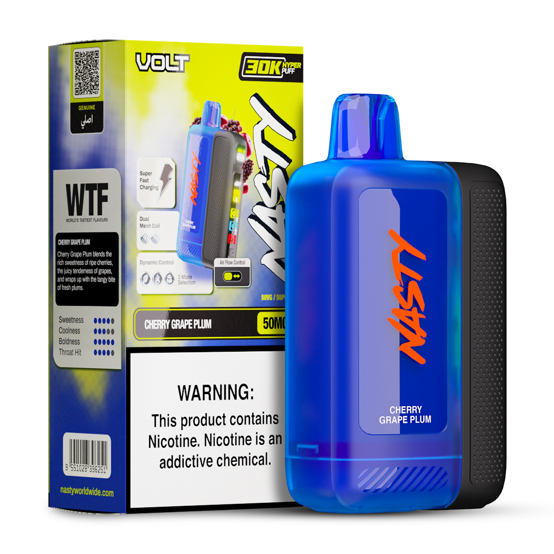 NASTY VOLT 30 000 PUFF 5% - CHERRY GRAPE PLUM