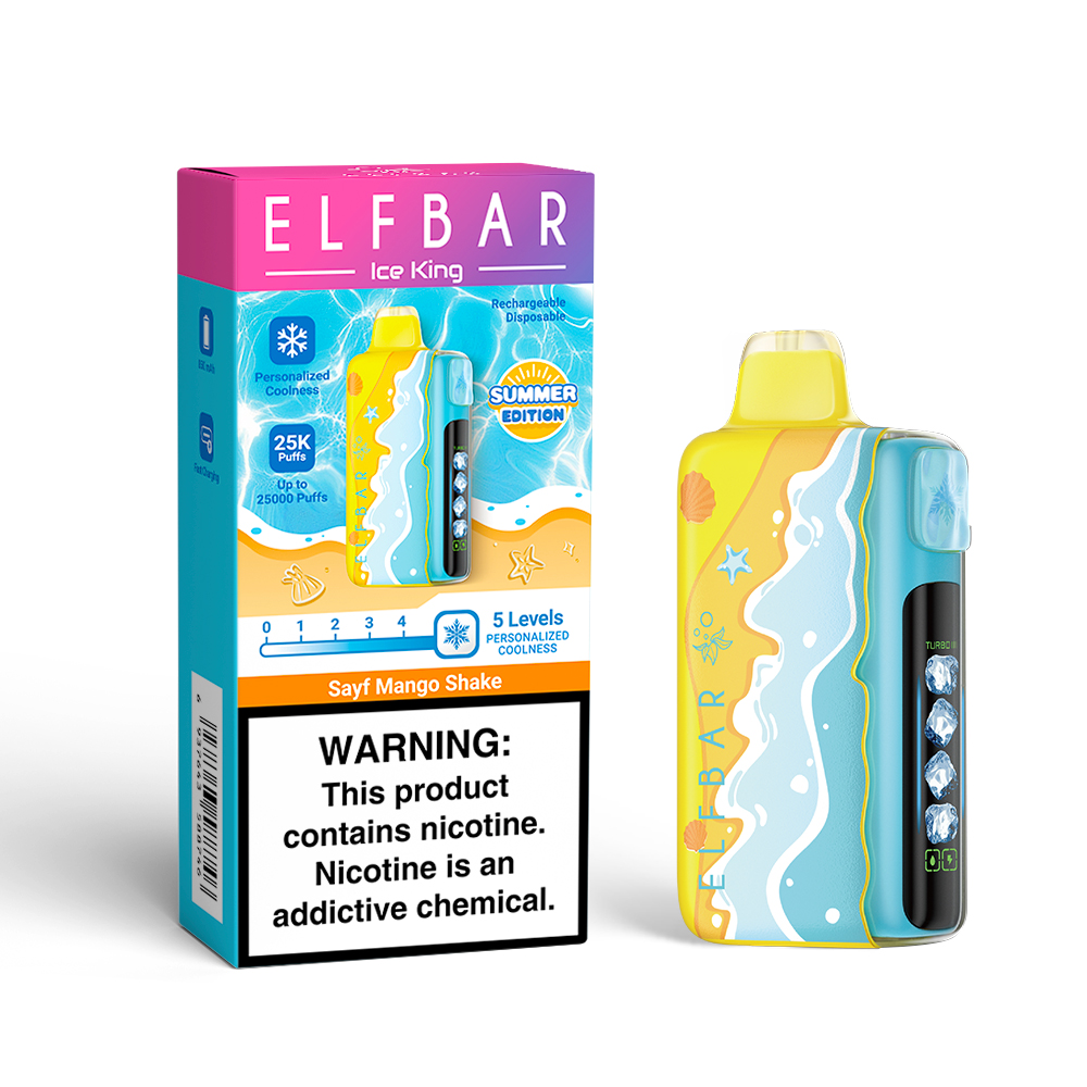 ELFBAR ICE KING 25 000 PUFFS 5% (SUMMER EDITION) – SAYF MANGO SHAKE