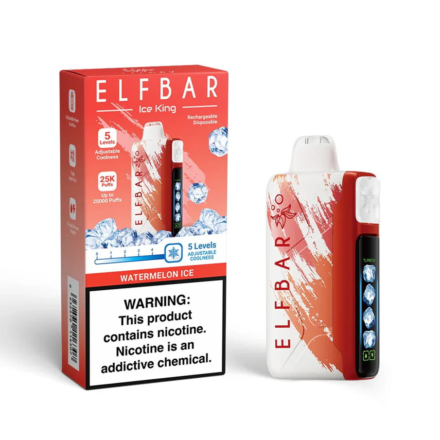 ELFBAR ICE KING 25 000 PUFFS 5% – WATERMELON ICE