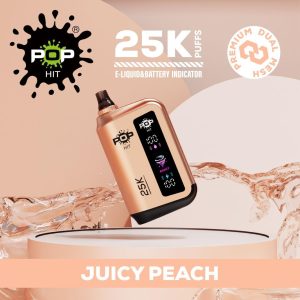 POPHITS 25 000 PUFF 5% - JUICY PEACH