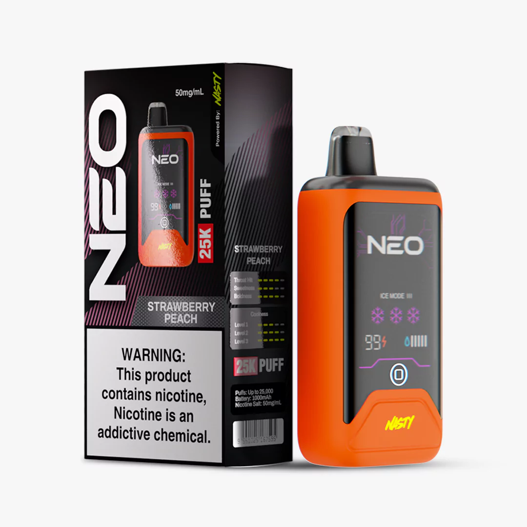 NASTY NEO 25 000 PUFF 5% - STRAWBERRY PEACH