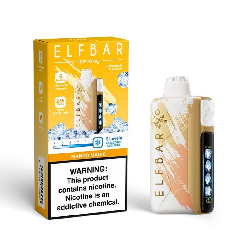 ELFBAR ICE KING 25 000 PUFFS 5% – MANGO MAGIC