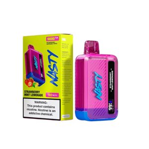 NASTY D9Ki 9000 PUFF 5% - STRAWBERRY MINT LEMONADE