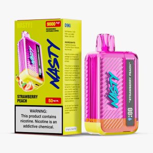 NASTY D9Ki 9000 PUFF 5% - STRAWBERRY PEACH