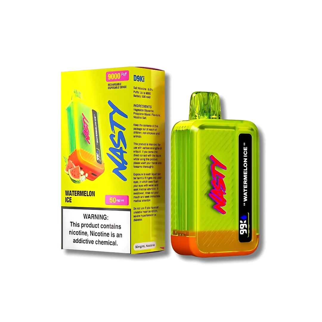 NASTY D9Ki 9000 PUFF 5% - WATERMELON ICE