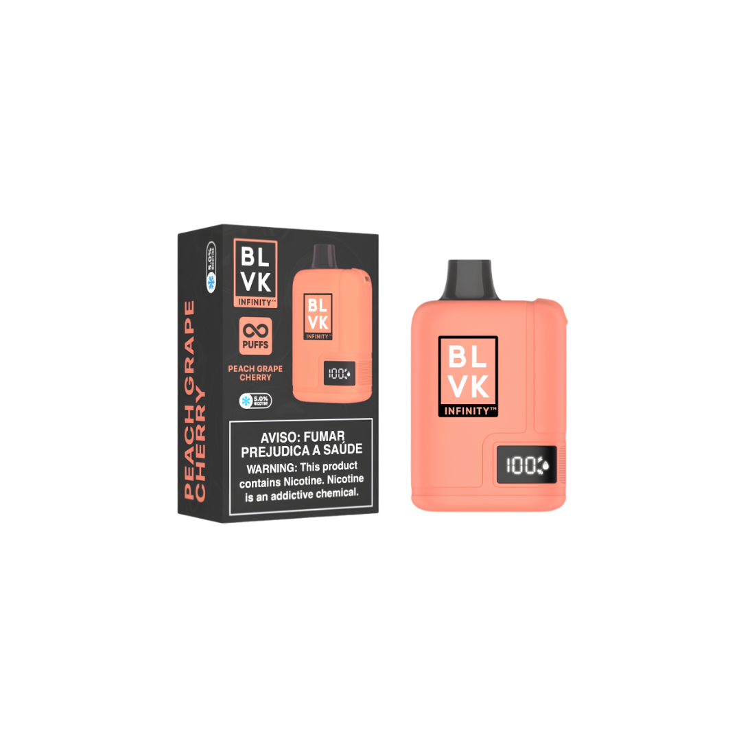 BLVK INFINITY UP TO 100K PUFF 5% – PEACH GRAPE CHERRY
